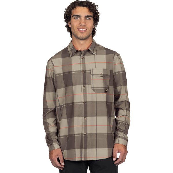 Chemise Breeze Performance UPF Brun , de face