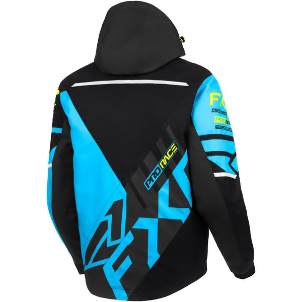 Manteau de Motoneige Cold Cross CX Bleu/Noir incliné de dos