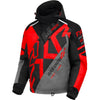Manteau de Motoneige Cold Cross CX Rouge/Noir incliné de face