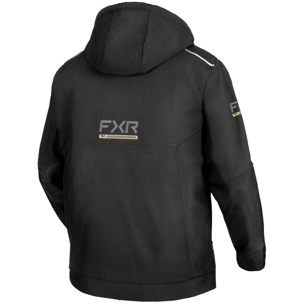 Manteau de Motoneige Evolution FX Tech Shell Anorak Noir de dos