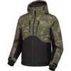 Manteau de Motoneige Evolution FX Tech Shell Vert Camo de face