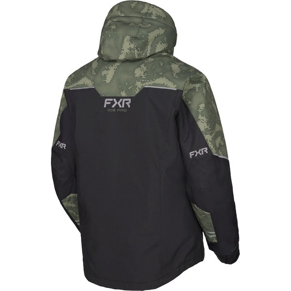 Manteau de Motoneige Excursion FX Vert/Camo de dos