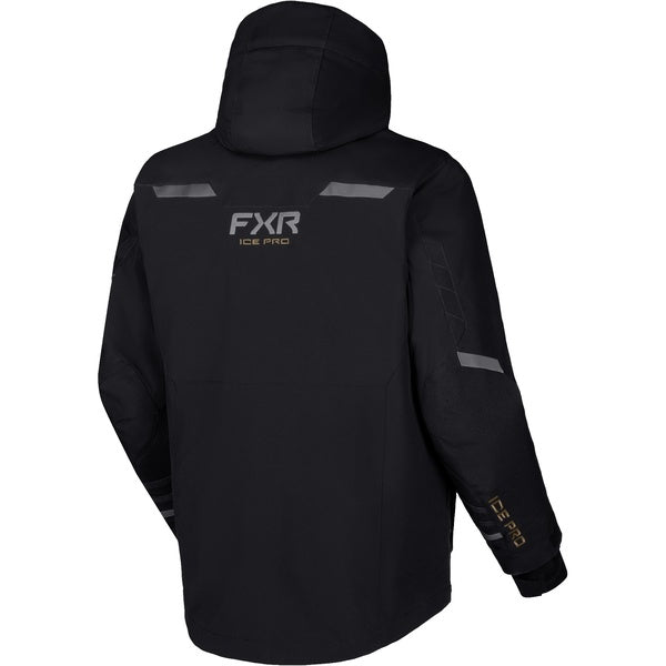 Manteau de Motoneige Expedition Pro 2-in-1 Noir/Argent de dos