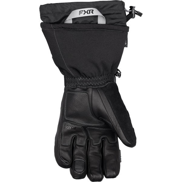 Gants de Motoneige Fuel Noir/Gris côté paume
