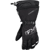 Gants de Motoneige Fuel Noir/Gris côté jointures