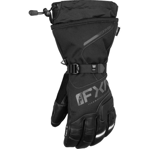 Gants de Motoneige Fuel Noir Ops côté jointures