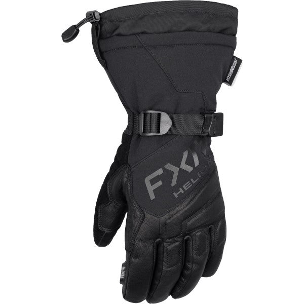 Gants de Motoneige Helium Hybride Noir côté jointures