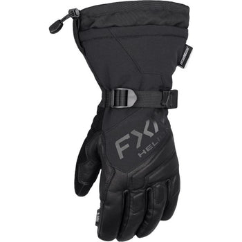 Gants de Motoneige Helium Hybride Noir côté jointures