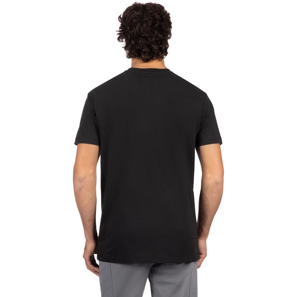 T-Shirt Mitered Premium Noir, de dos