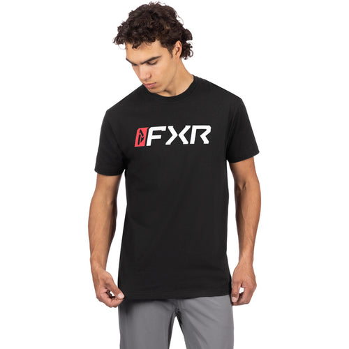 T-Shirt Mitered Premium Noir, de face