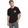 T-Shirt Mountain Premium Noir, de face