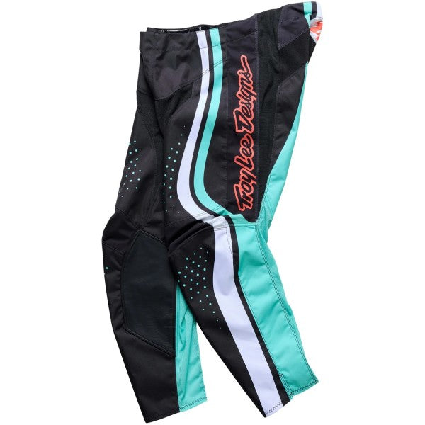 Pantalon de Motocross GP Pro Roller Noir/Bleu incliné de droite