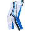 Pantalon de Motocross GP Pro Roller Blanc/Bleu incliné de droite