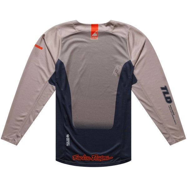 Chandail de Motocross Scout GP Pro Fade Out Noir/Brun de dos