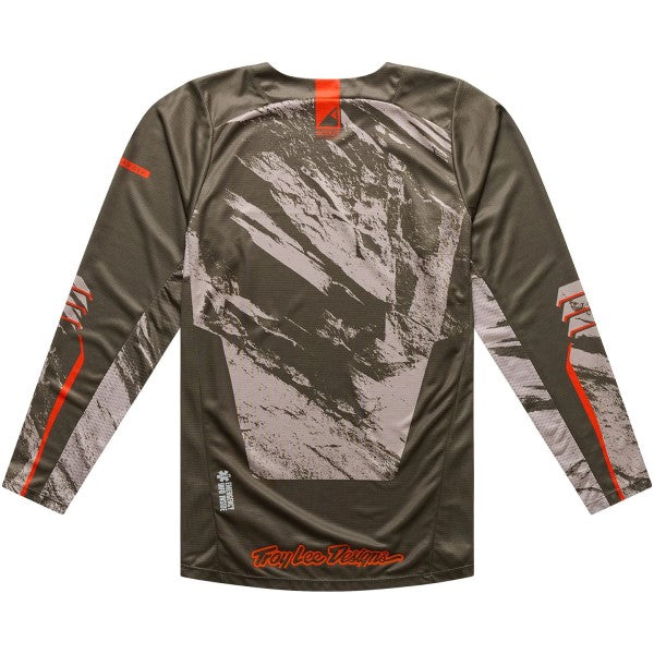 Chandail de Motocross Scout GP Pro Slab Brun/Orange de dos