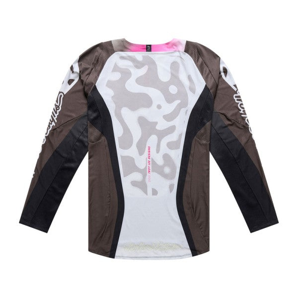 Chandail de Motocross SE Pro LS Myth Brun/Noir, de dos