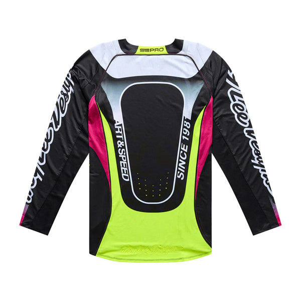 Chandail de Motocross SE Pro Salvo Troy Lee Designs Noir, de dos