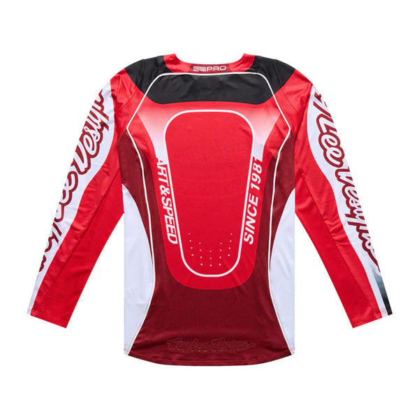 Chandail de Motocross SE Pro Salvo Troy Lee Designs Rouge, de dos