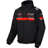 Manteau de Motoneige Octane RF Noir/Rouge de face