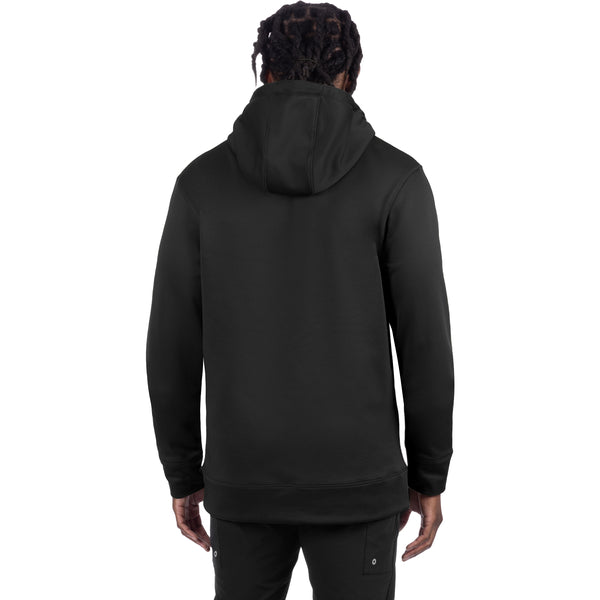 Coton Ouaté Pro Fish Tech avec Capuche Noir Ops, de dos