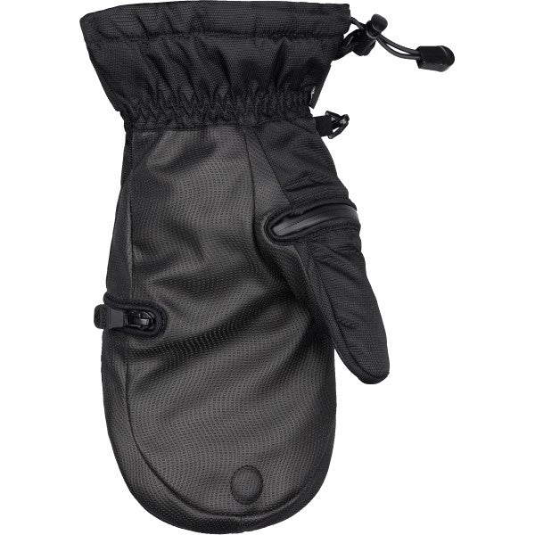 Mitaines de Motoneige Quickdraw Noir côté paume