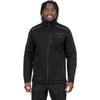 Coton Ouaté Race Division Zip Up Noir Ops, de face