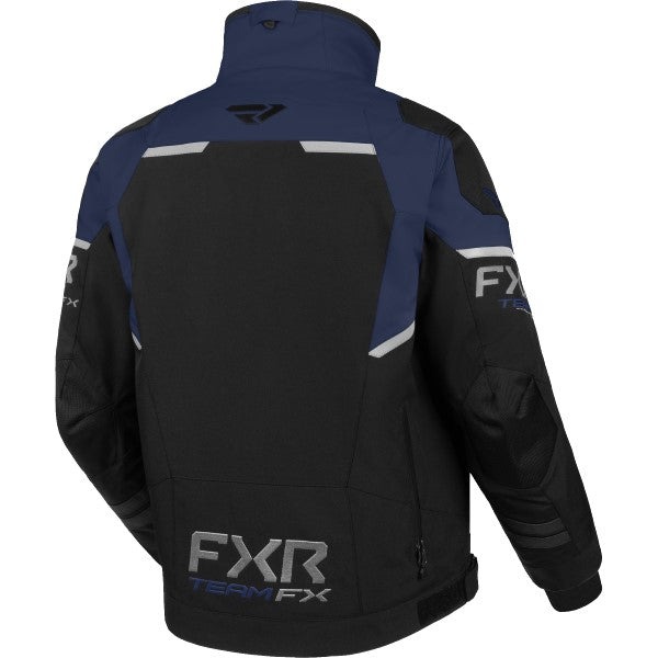 Manteau de Motoneige Team FX 2-en-1 Bleu Foncé de dos
