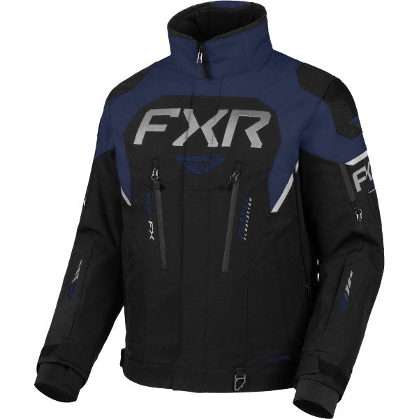 Manteau de Motoneige Team FX 2-en-1 Bleu Foncé de face