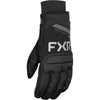 Gants de Motoneige Transfer Poignets Courts Noir de l'extérieur