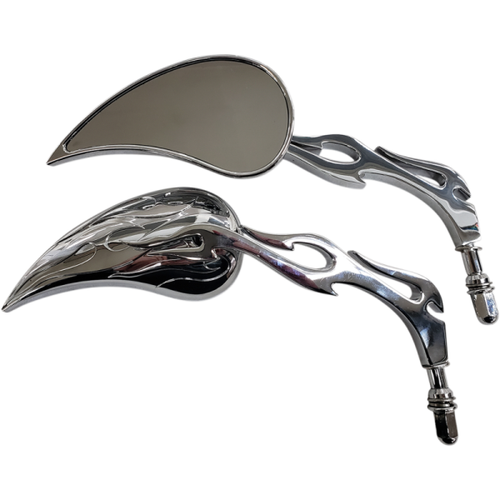 Rétroviseurs Billet avec Flammes