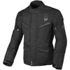 Manteau de Moto Zastro Noir de face