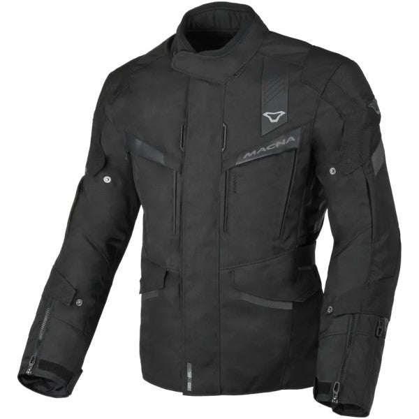 Manteau de Moto Zastro Noir de face