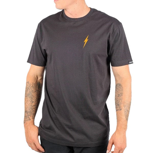 T-Shirt Manasa/Fasthouse/noir et gris de face