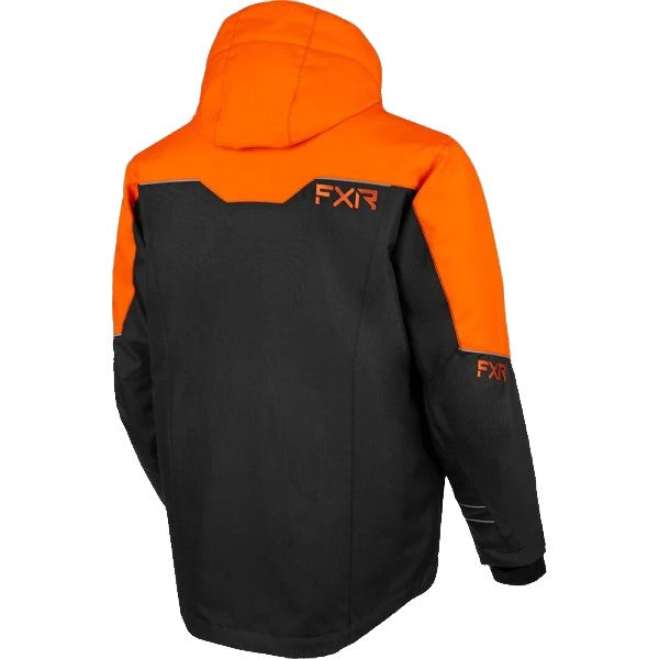 Manteau de Motoneige Excursion FXR noir orange, de dos