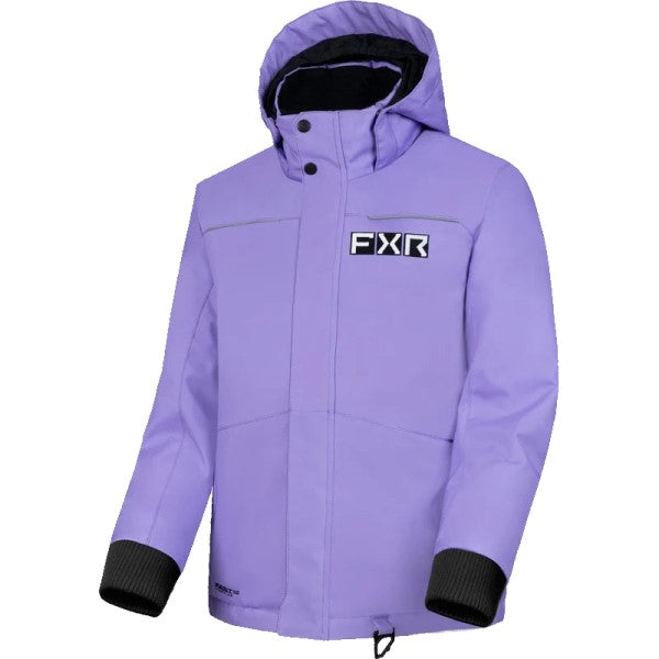 Manteau de Motoneige Kicker Enfant FXR mauve