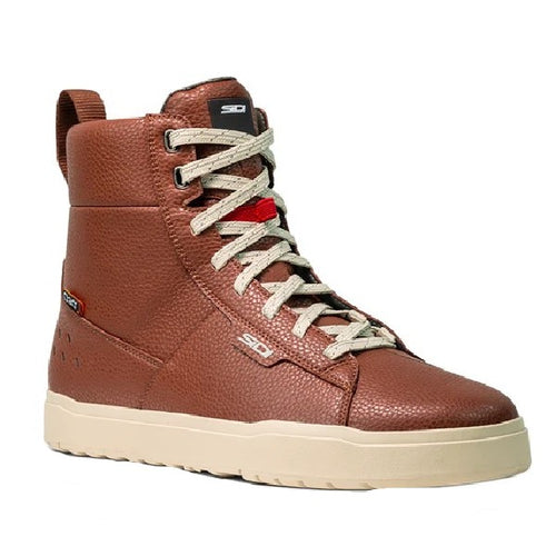 Chaussures de Moto ARX HIGH WP Marron, Vue latérale extérieure