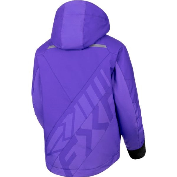 Manteau de Motoneige Cold Cross CX Fast Junior Mauve, Dos