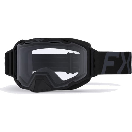 Lunette de Motoneige Maverick Cold Stop FXR noir/gris incliné de face