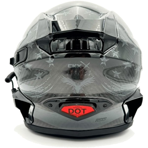 Lumière de Sécurité pour Casque Mission Fini Mat arrière éteinte