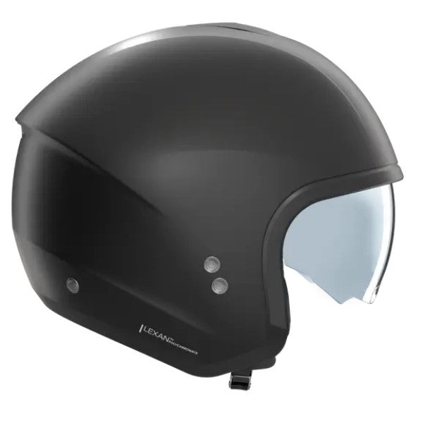 Casque Ouvert de Moto N20-2 Visor Classico Noir mat, côté droit