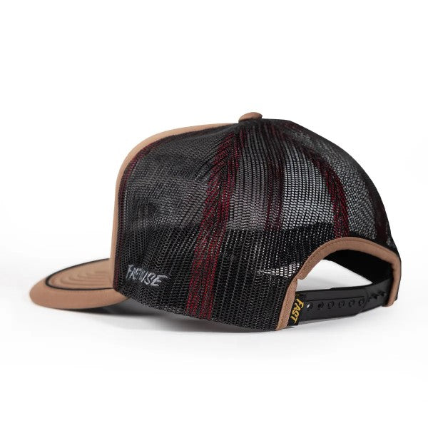 Casquette No Problem/Fasthouse/Brun , arrière