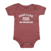 Pyjama No Problem Onesie Bébé/Fasthouse/Mauve, de face