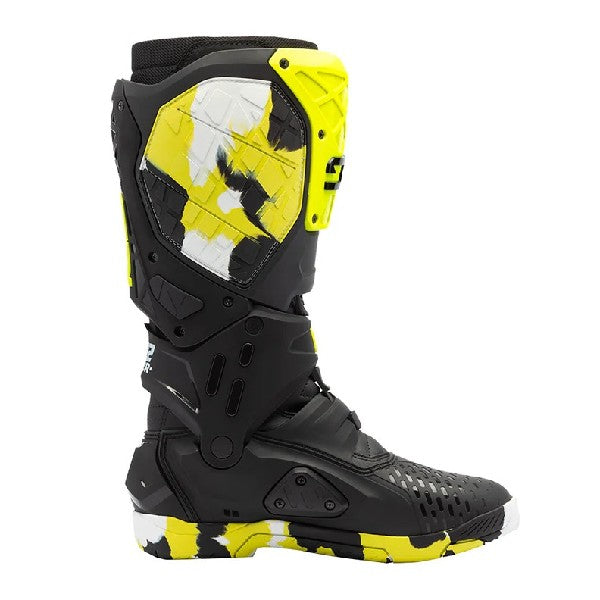 Bottes de Motocross Crossair X Noir/Jaune, Intérieur 