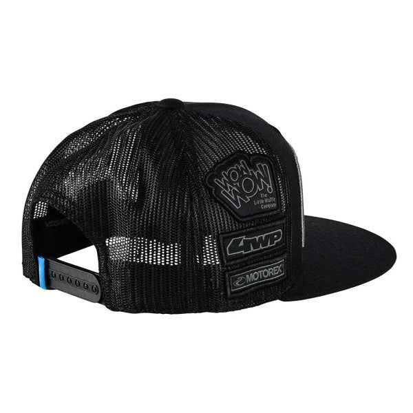 Casquette TLD GasGas Team Plate Noir, arrière