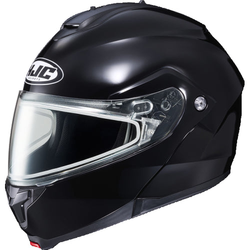 Casque Modulaire de Motoneige C91 Noir, visière double