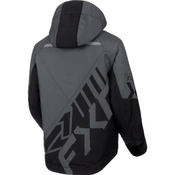 Manteau de Motoneige Cold Cross CX Enfant Noir Gris, Dos