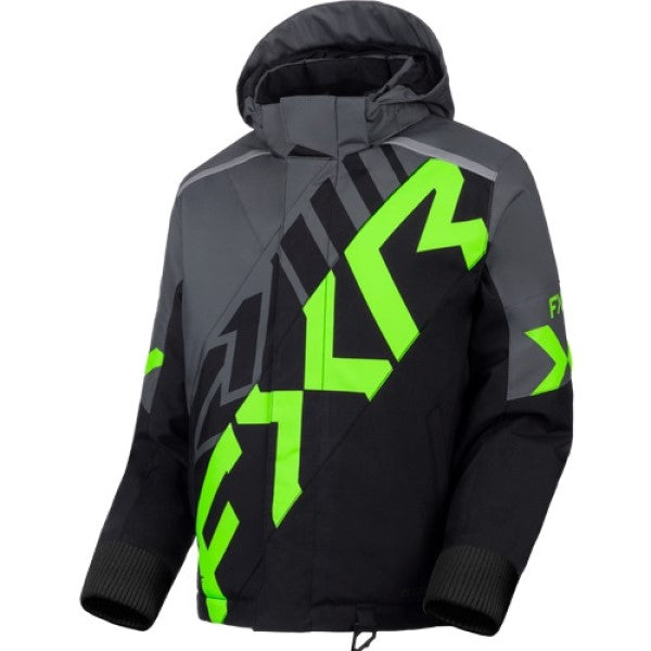 Manteau de Motoneige Cold Cross CX Fast Junior Noir vert