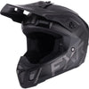 Casque Intégral de Motoneige Clutch Evo Junior Noir, côté gauche