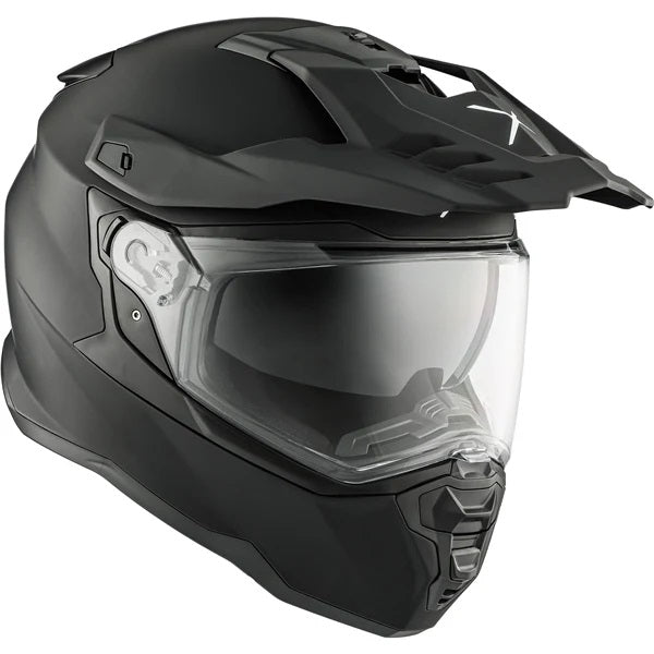 Casque Aventure DS24 Solid Noir Mat Incliné de gauche