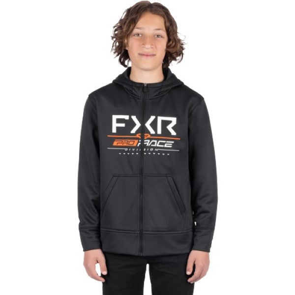 Coton Ouaté Race Division Tech Junior  Noir/Orange